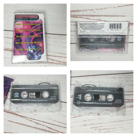 Get Your Country Dance On with Our Super Hits Cassette Tape - Picture 2 of 6